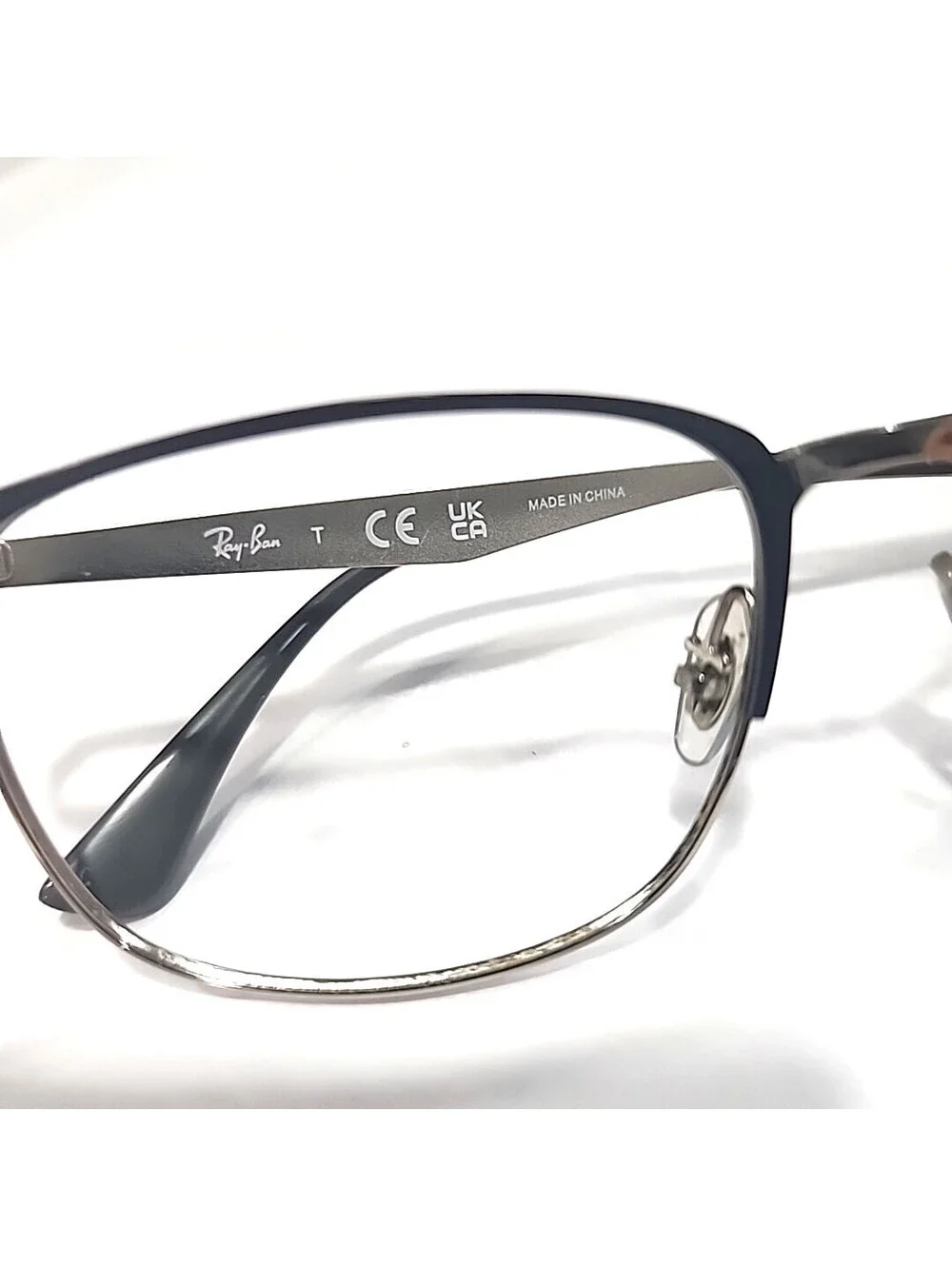 Ray Ban RB6421 3004 Gunmetal Gray Square Eyeglasses 54-18 145